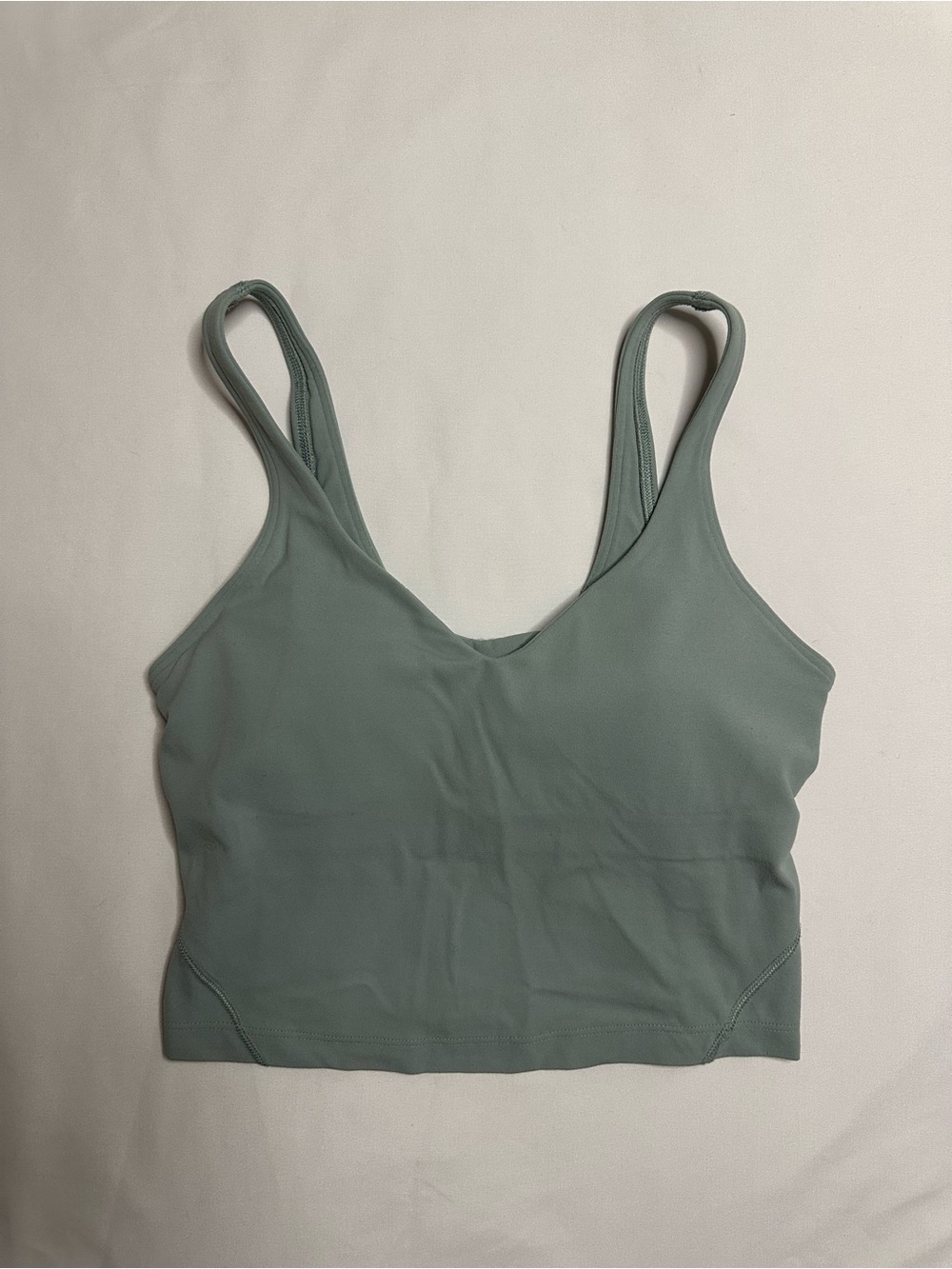 Lululemon Sage Green Align Padded Crop Tank